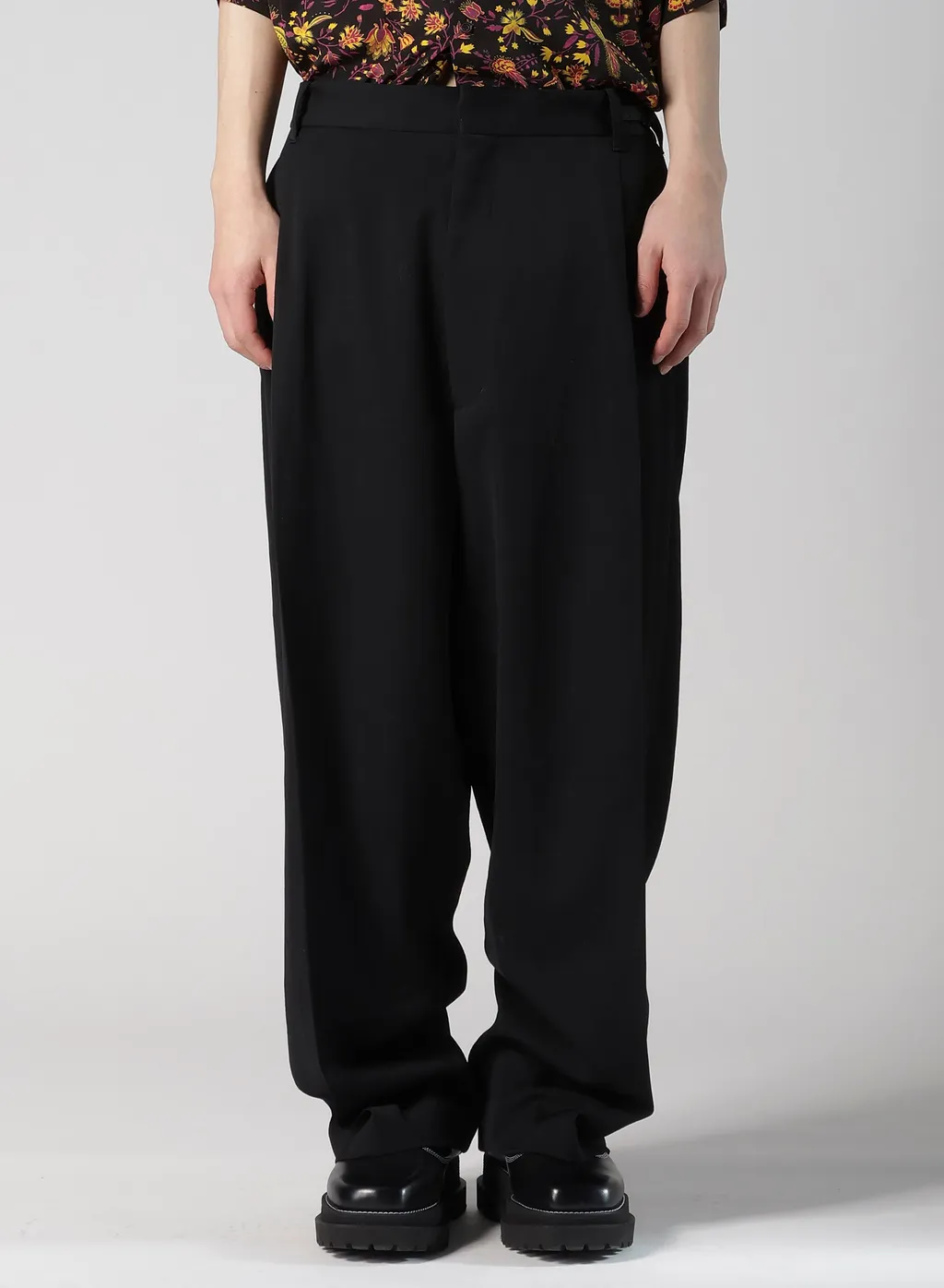 Wool Gabardine Sarouel Pants