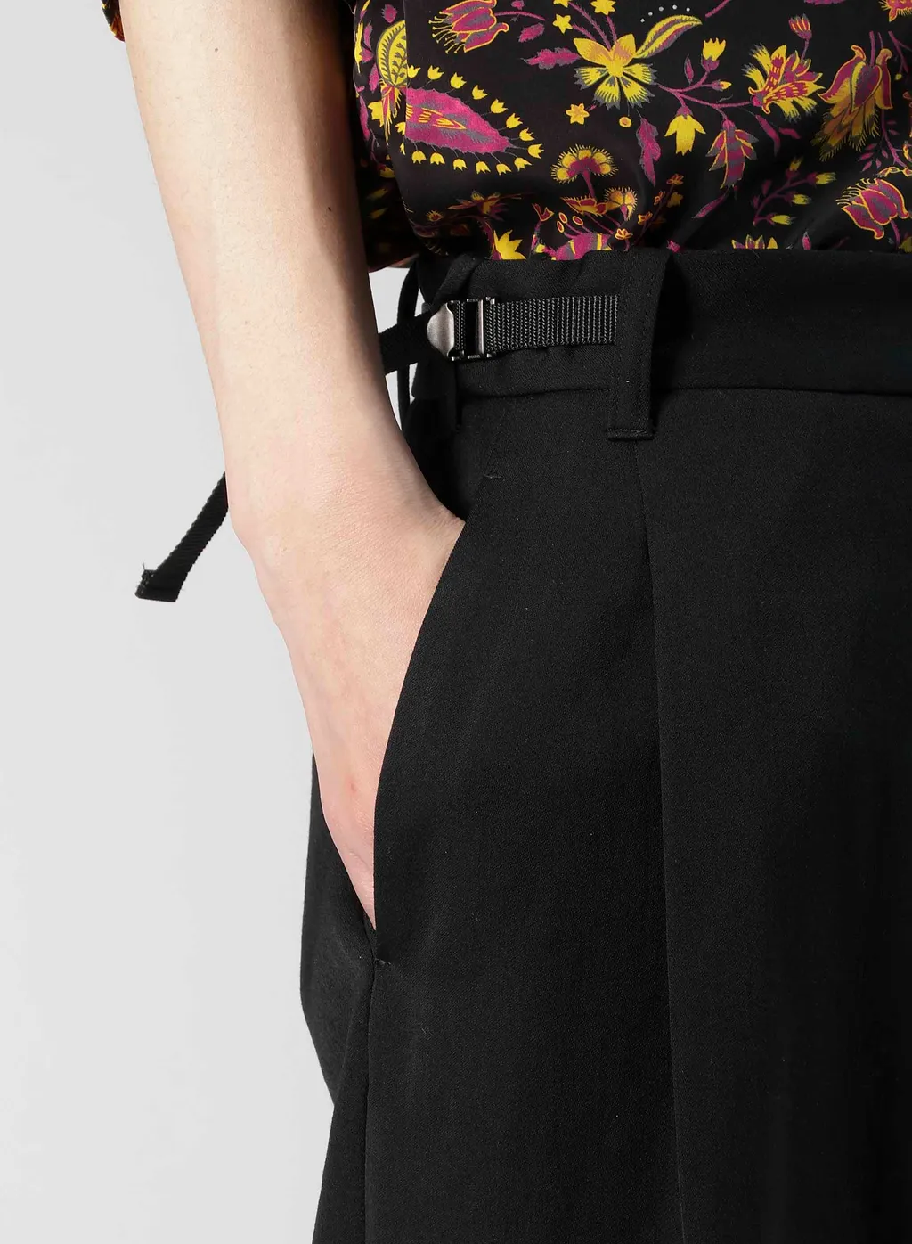 Wool Gabardine Sarouel Pants