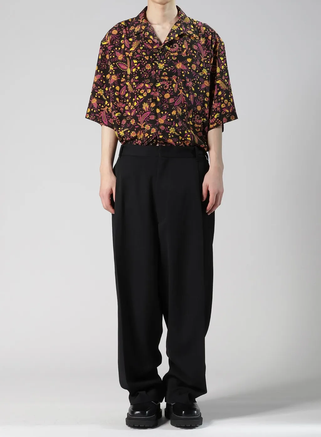Wool Gabardine Sarouel Pants
