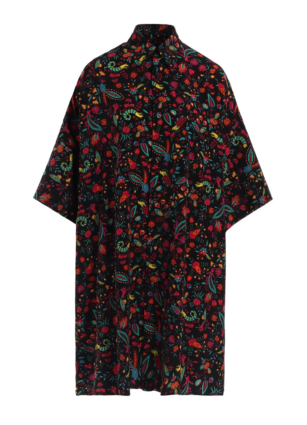 Flower Print Big Shirt