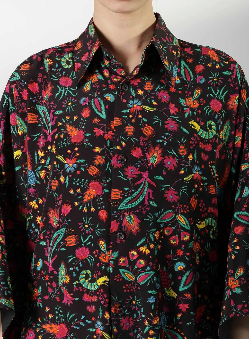 Flower Print Big Shirt