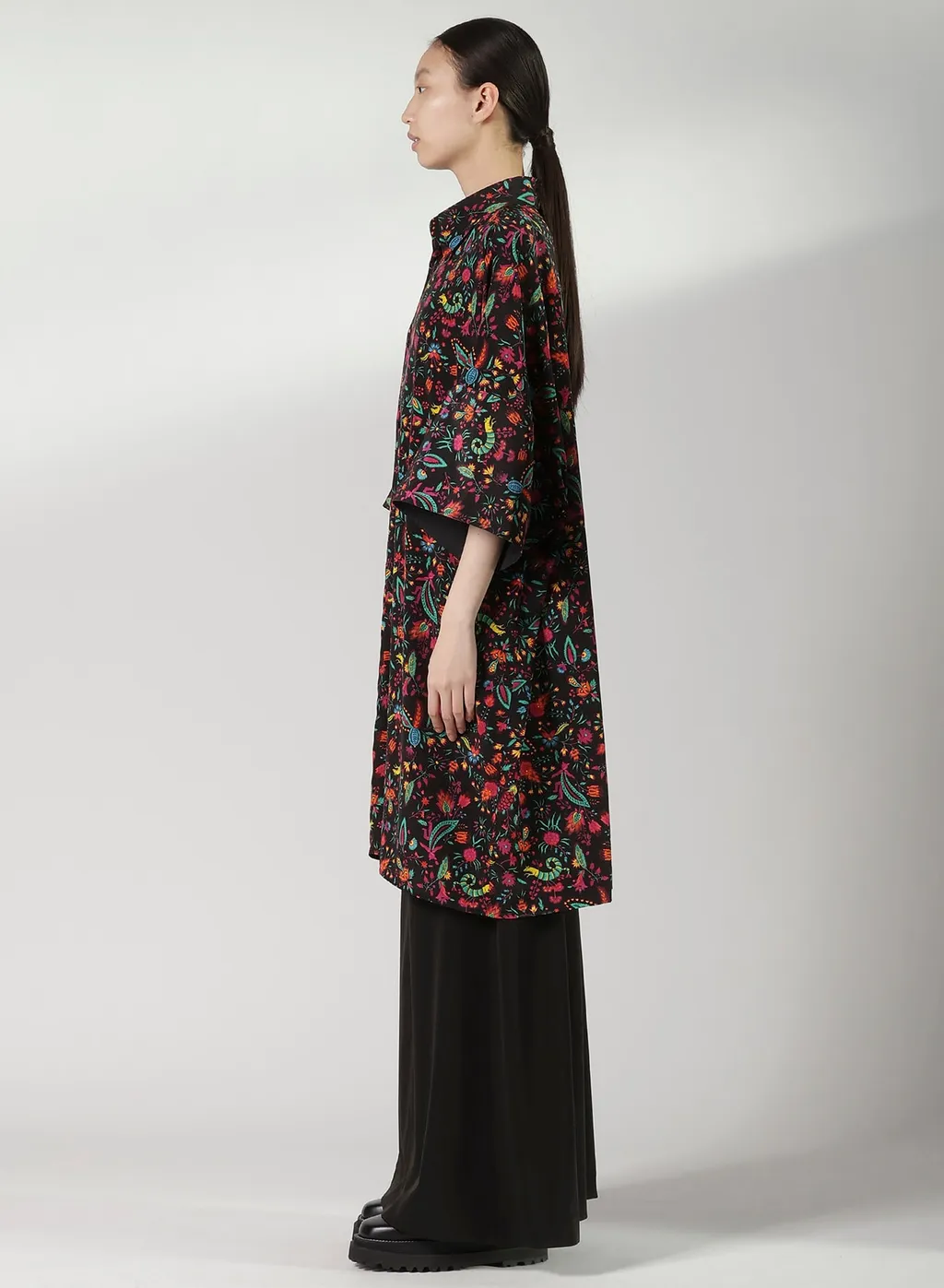 Flower Print Big Shirt