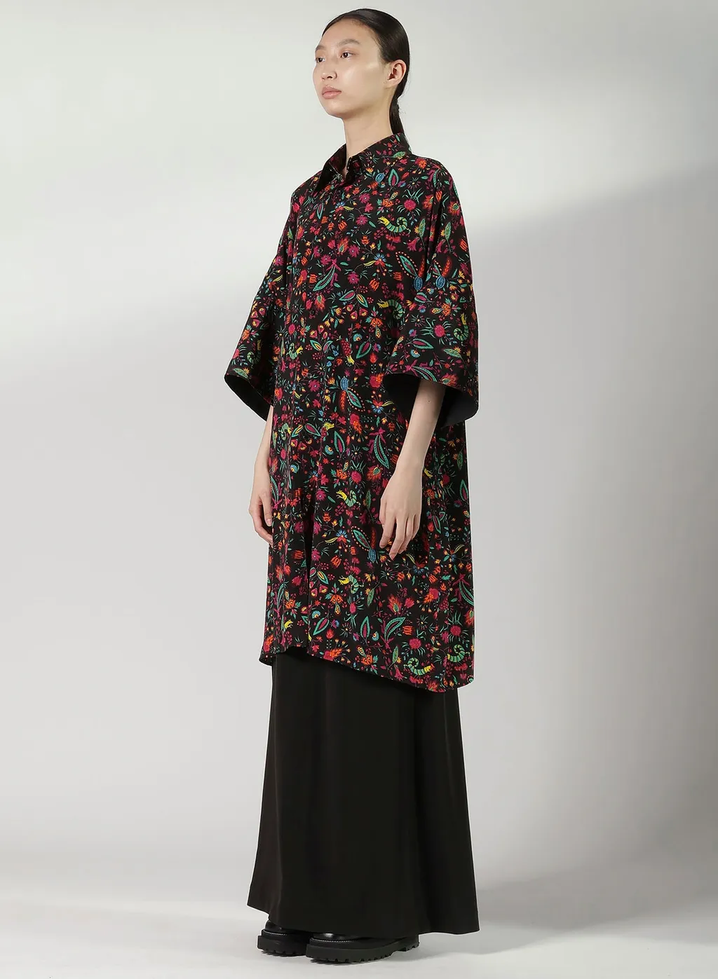 Flower Print Big Shirt