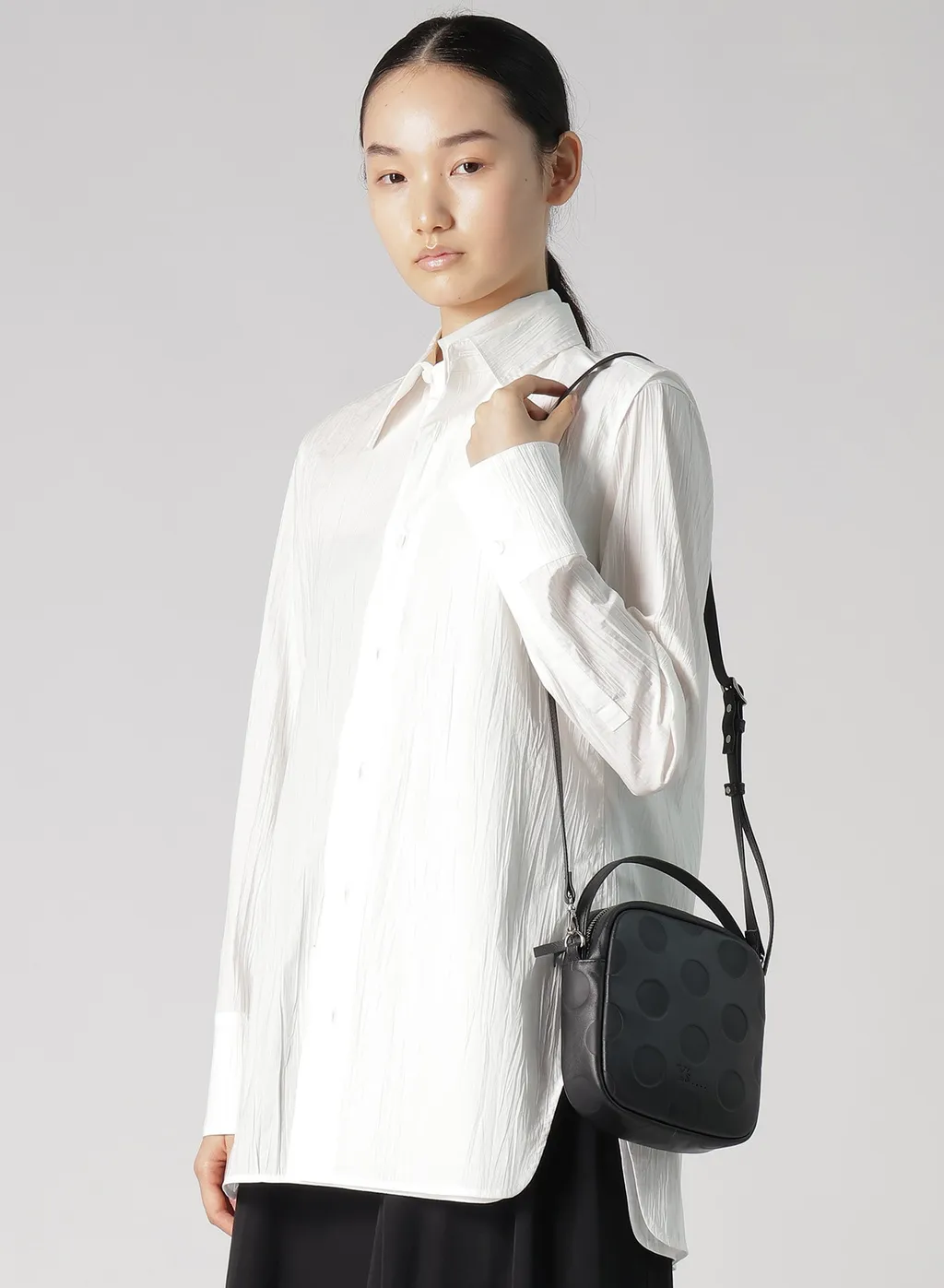 Cow Leather Square Bag
