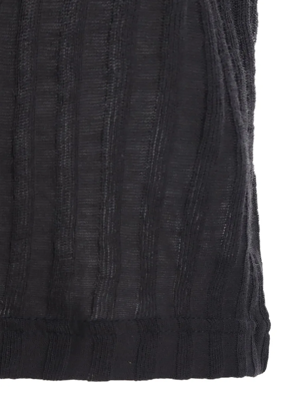 Gauze Rib Long Sleeve Cardigan