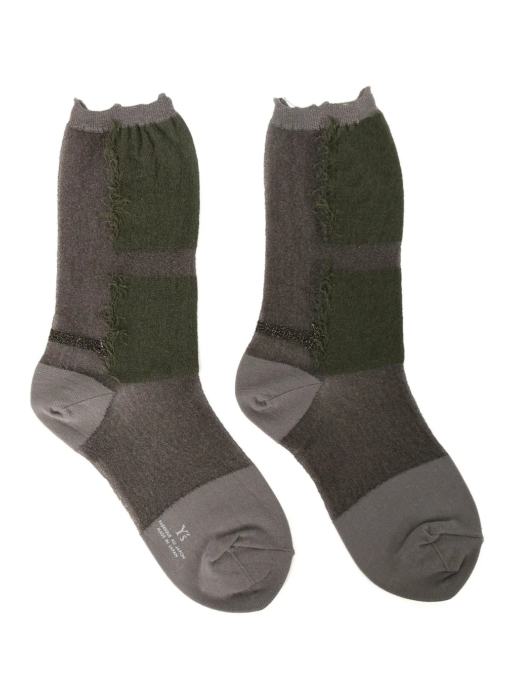Fringe Rib Socks