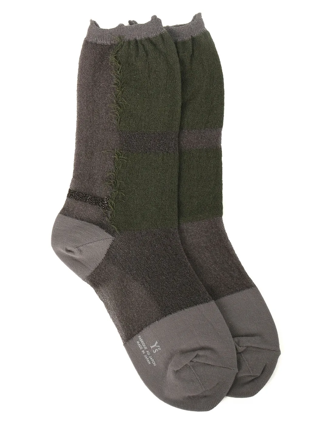 Fringe Rib Socks
