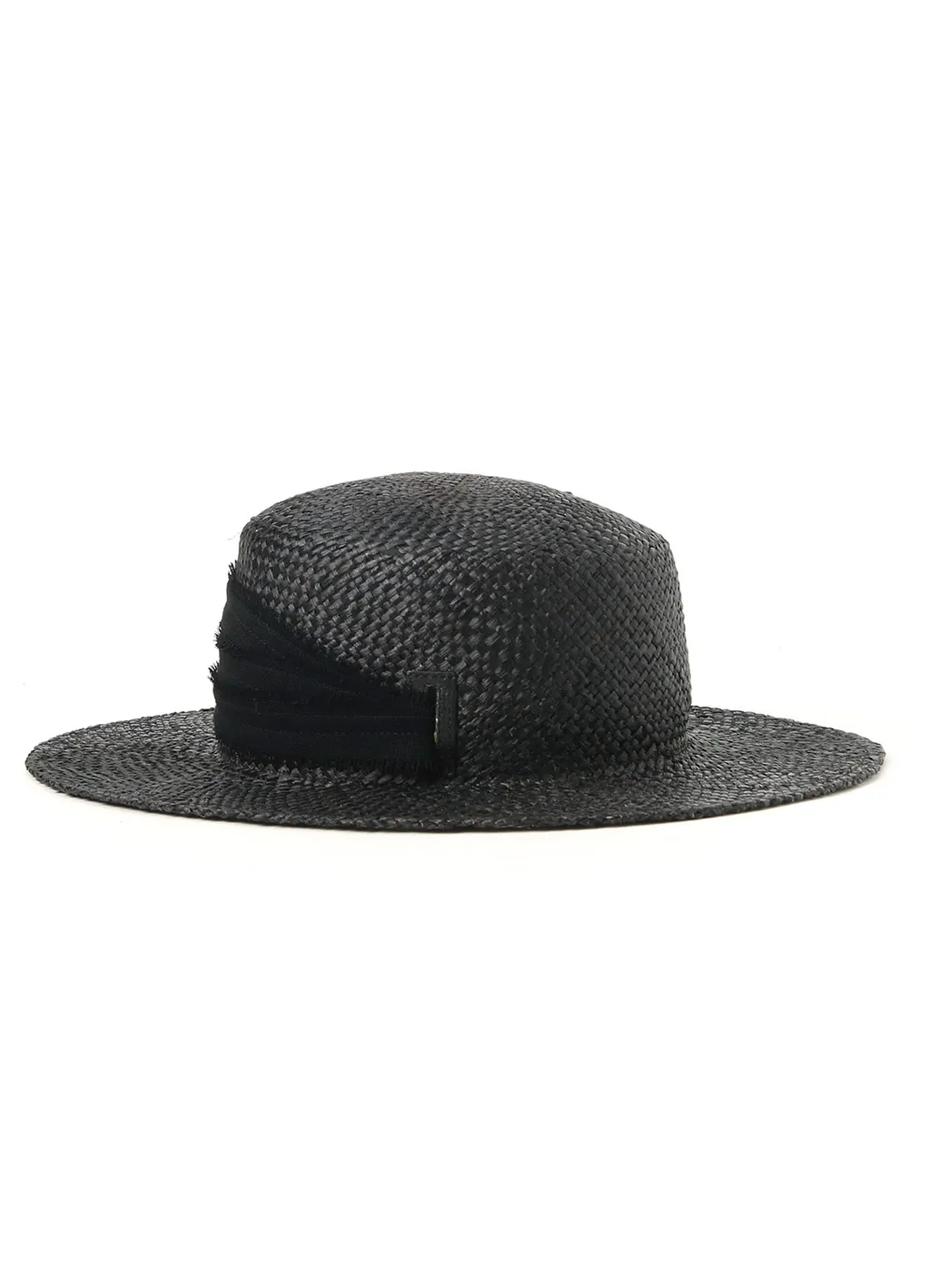 Raffia Boater Hat