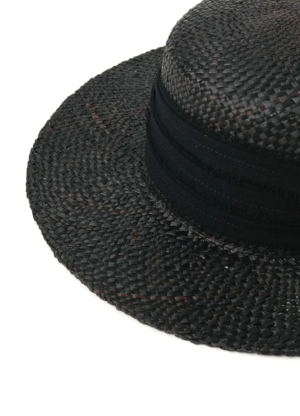 Raffia Boater Hat