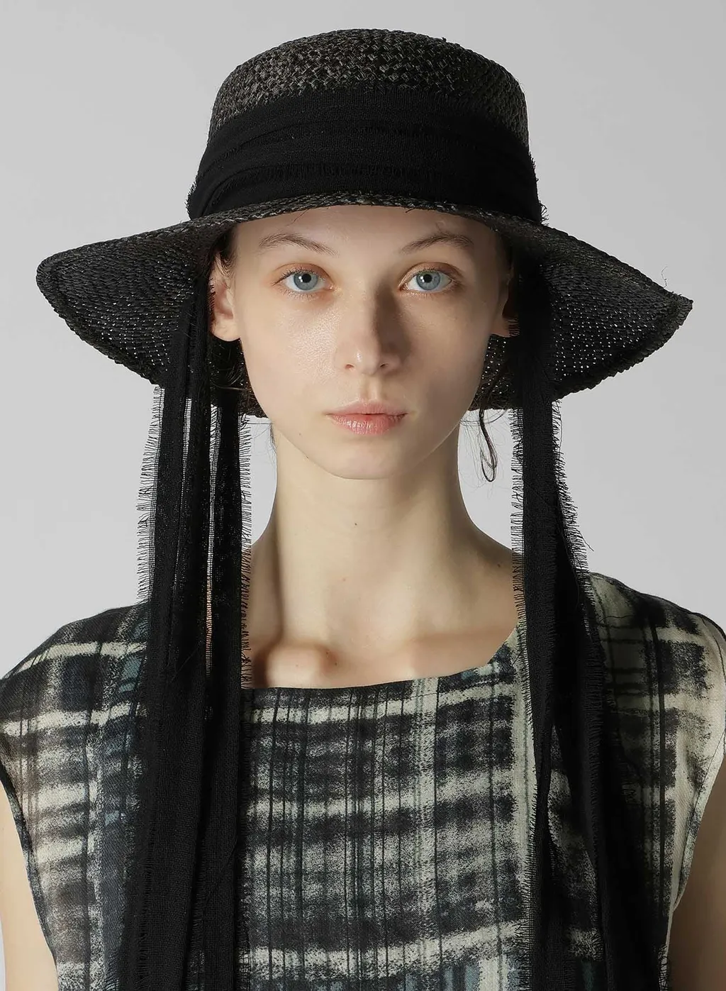 Raffia Boater Hat