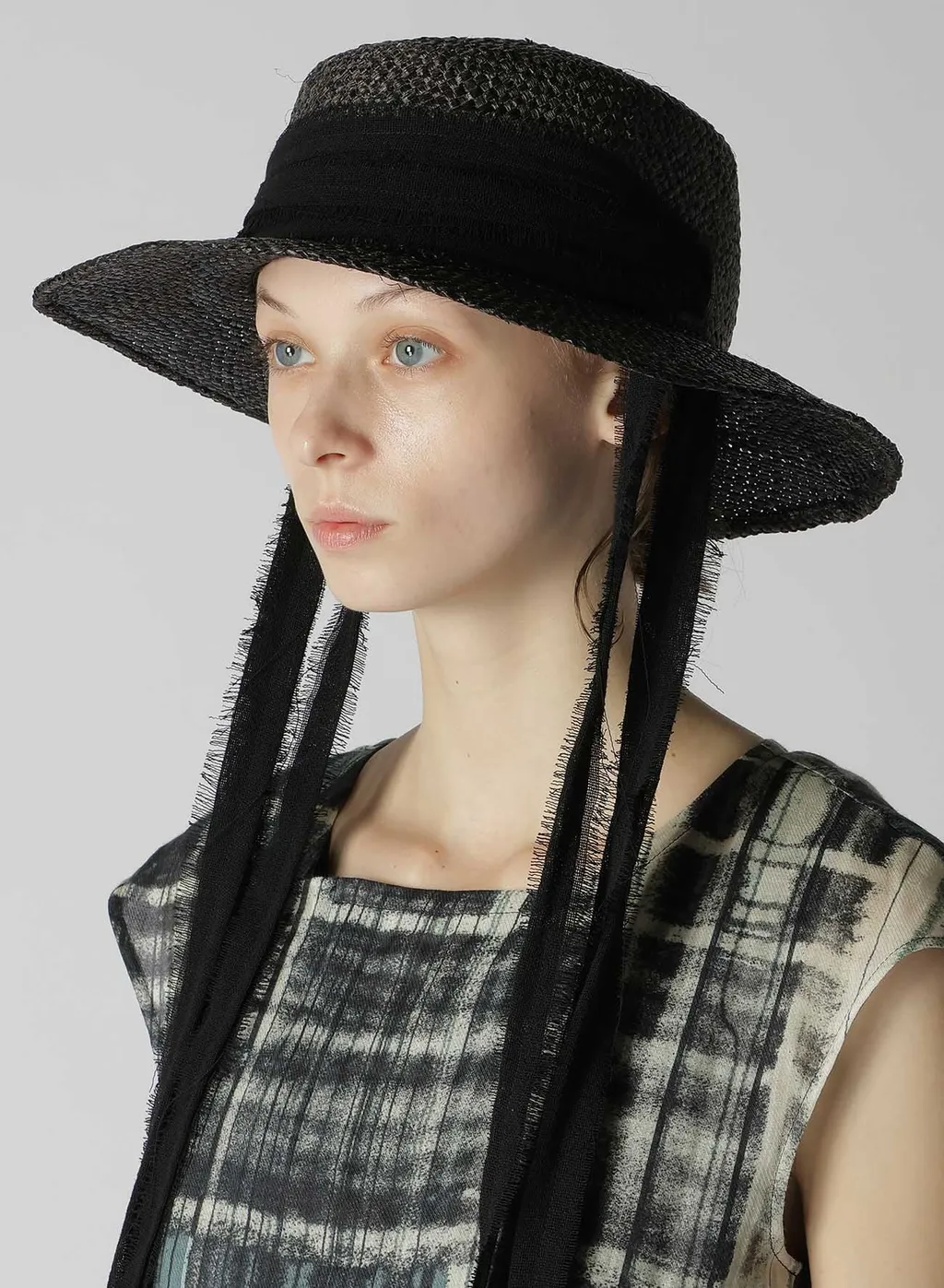 Raffia Boater Hat