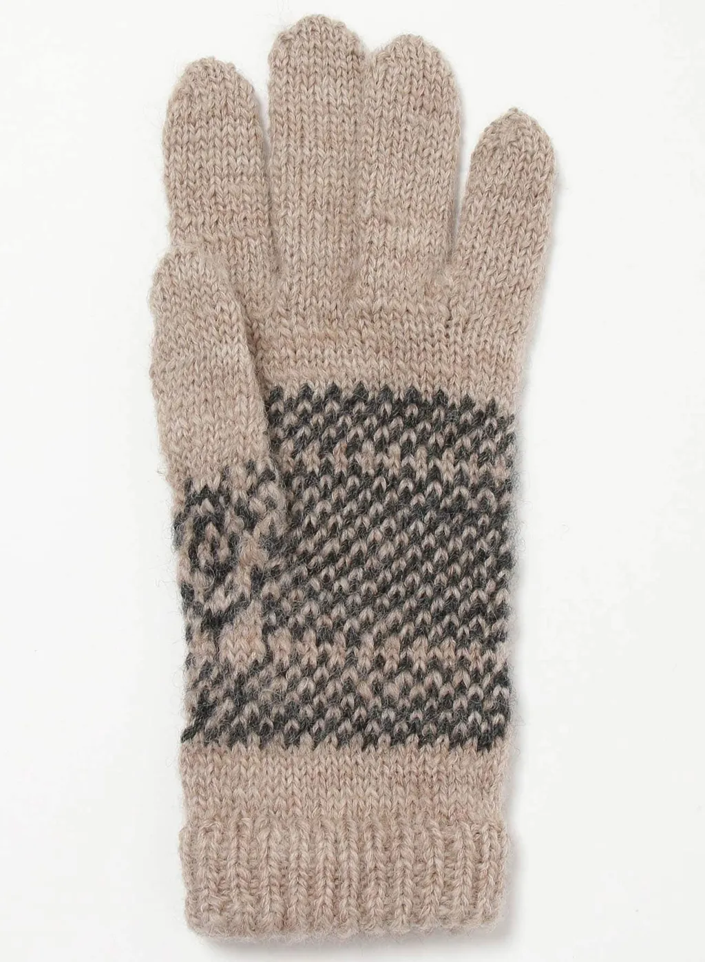 Fair Isle Pattern Gloves