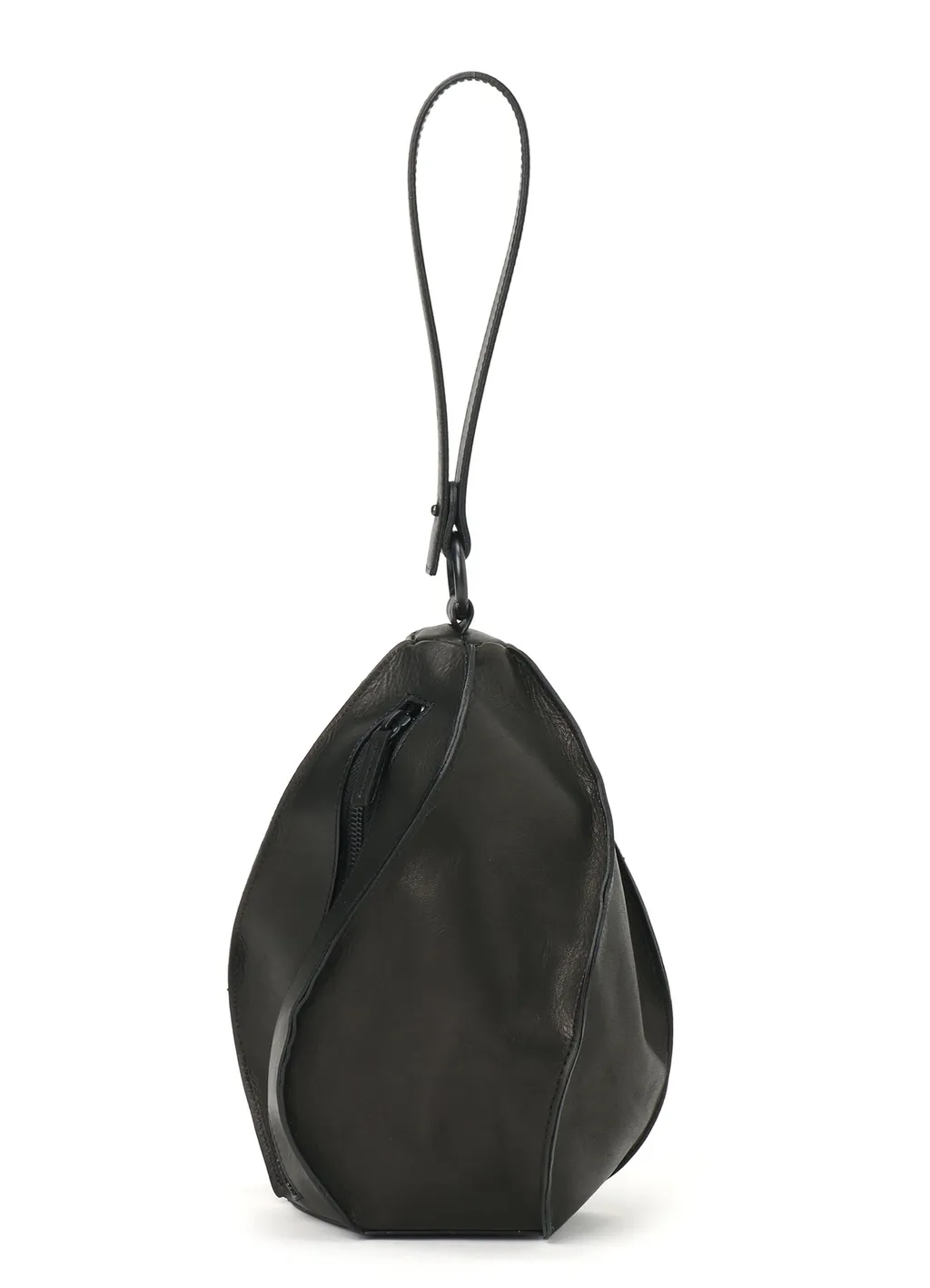 Smooth Leather Twisted Bag