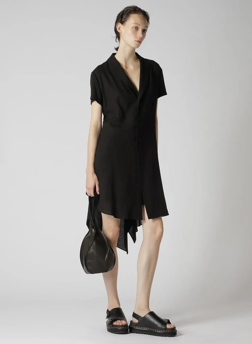 Smooth Leather Twisted Bag