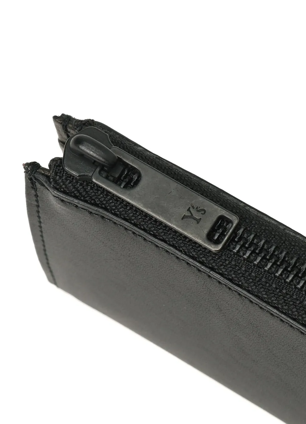 Tanned Leather Zippered Card Case