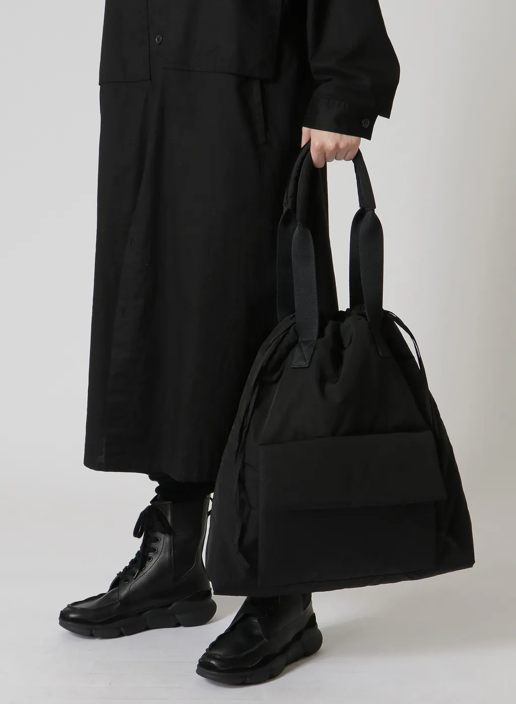 Nylon Taffeta Padded Drawstring Bag