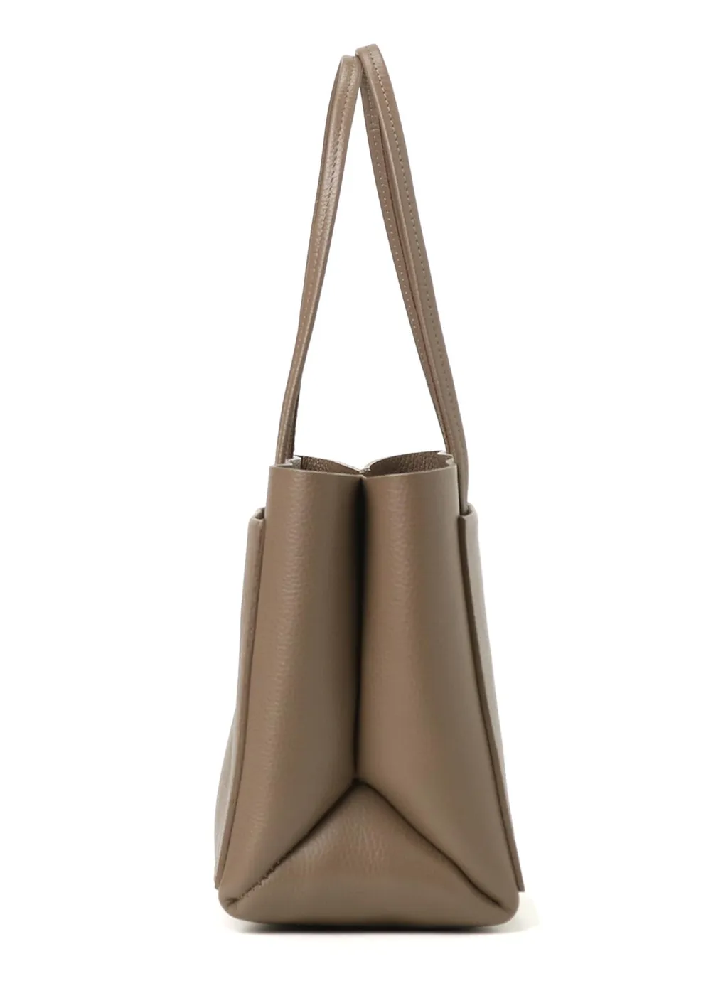 Shrunken Leather Box Handbag