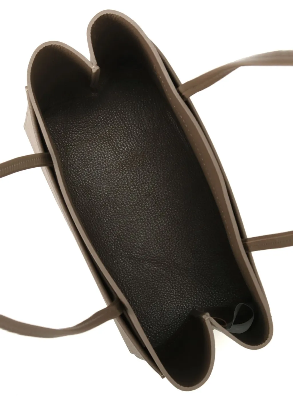 Shrunken Leather Box Handbag