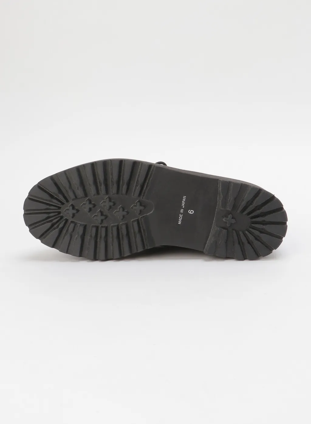 Glass Leather Fringe Tongue Shoes