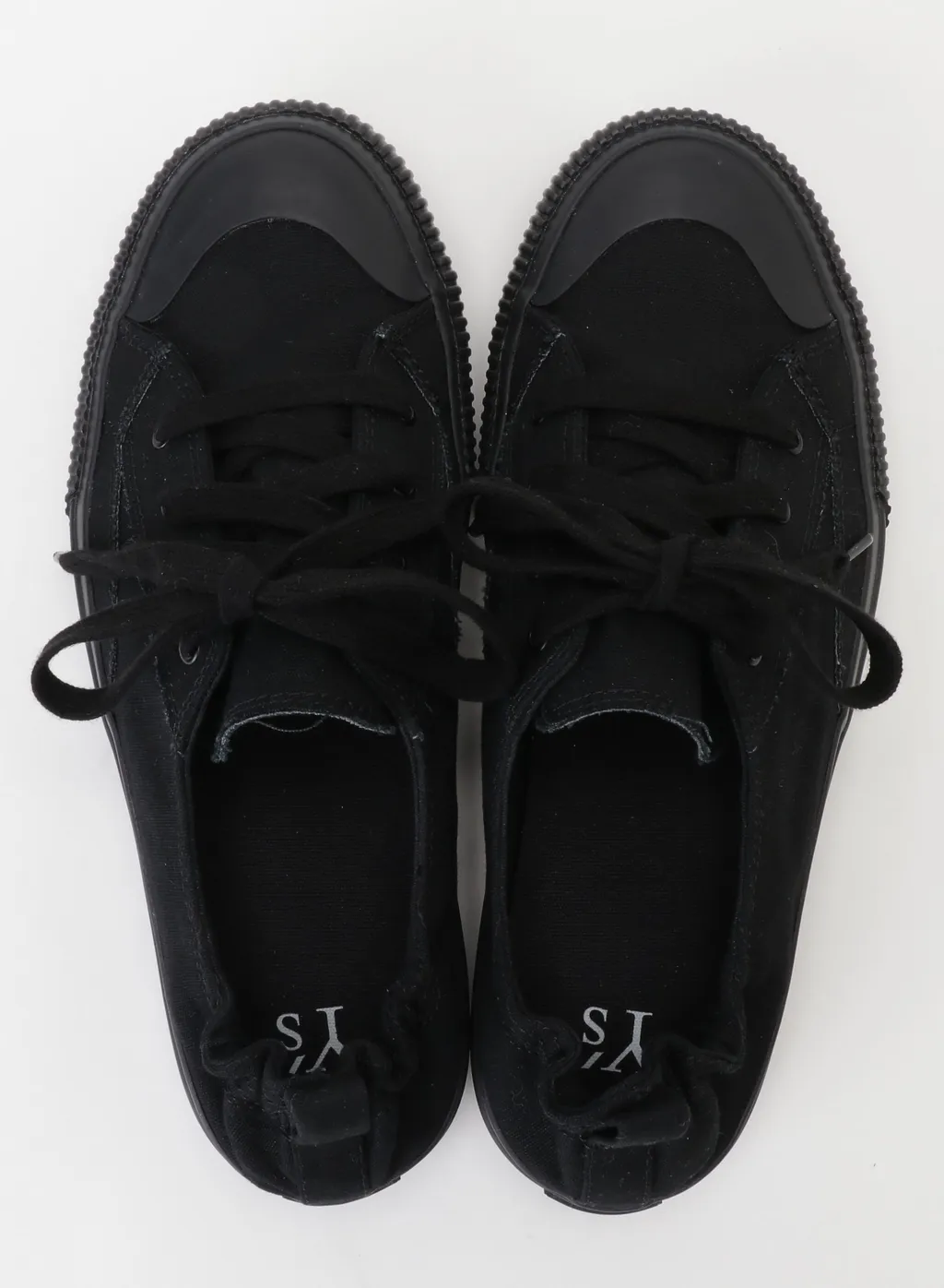 Cotton Canvas Rubber Heel Sneaker