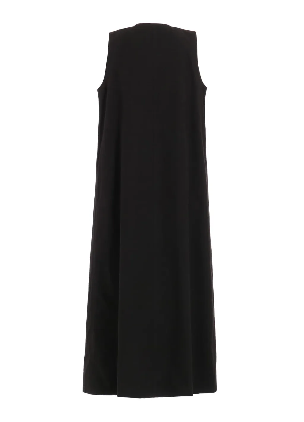 Slub Duck Front Open Dress