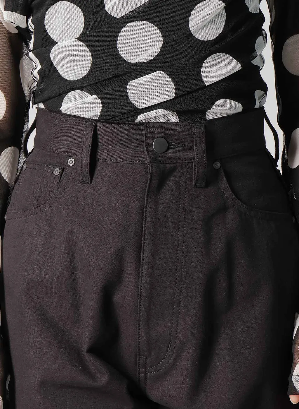 Slub Duck Denim Pants