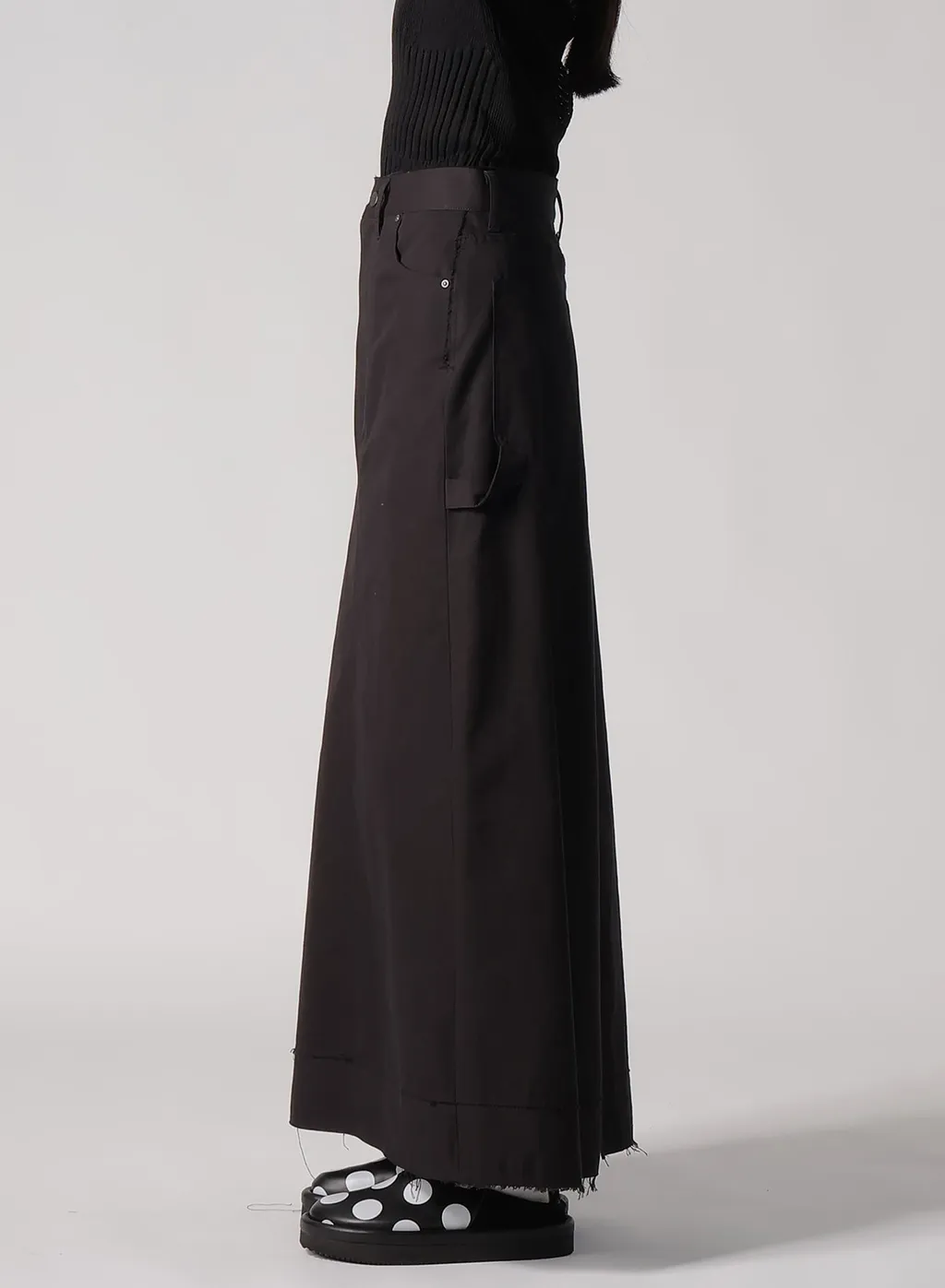 Slub Duck Denim Skirt