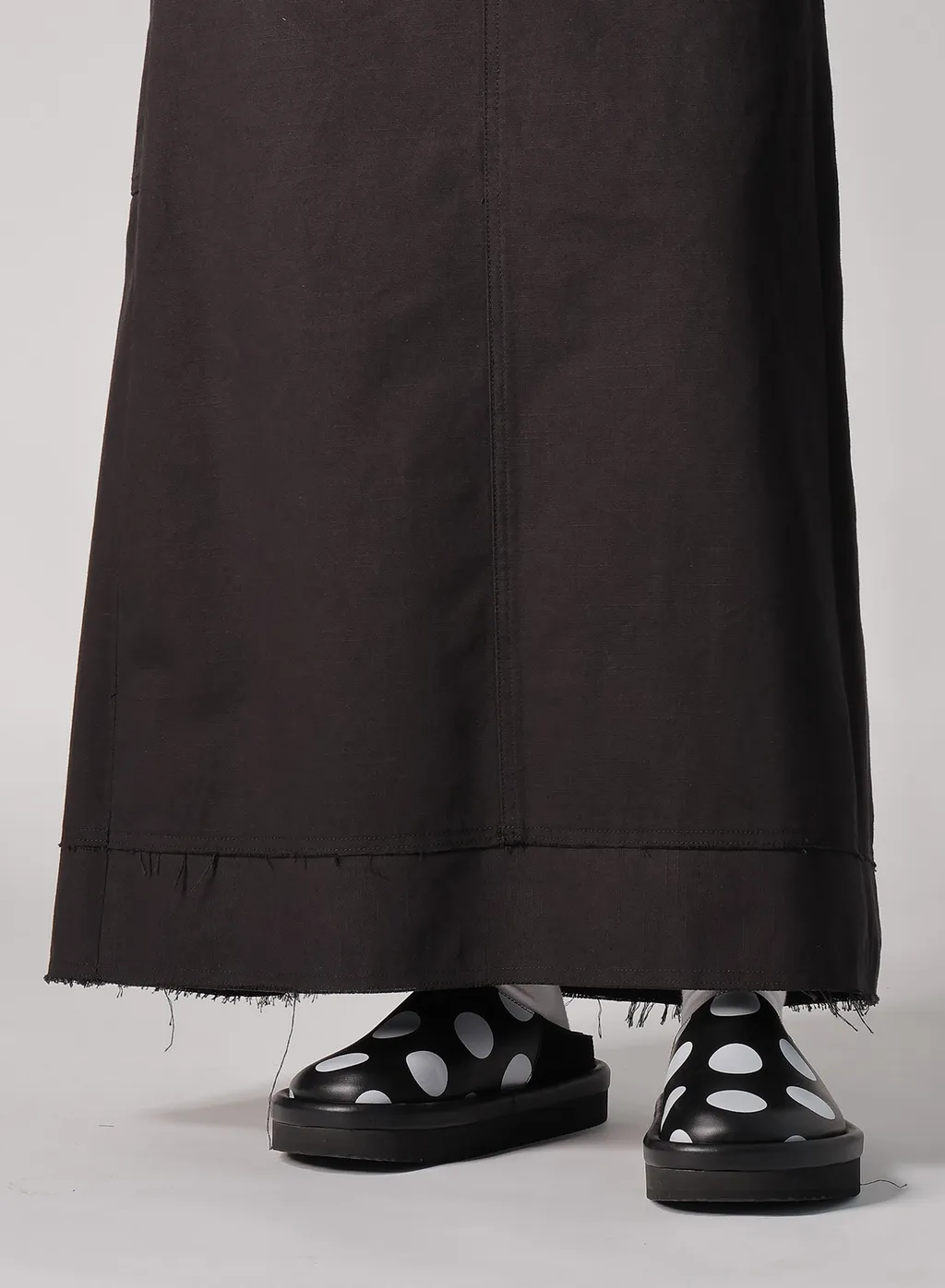 Slub Duck Denim Skirt