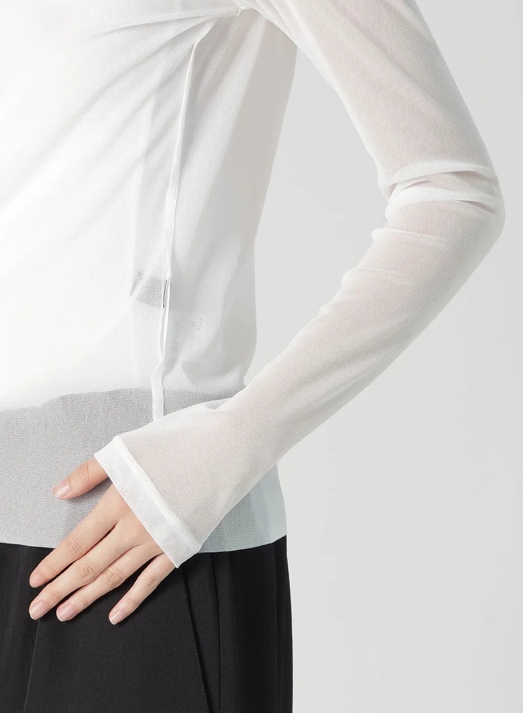 Tulle Crew Neck T