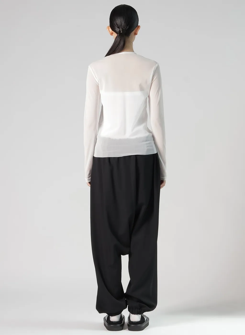 Tulle Crew Neck T