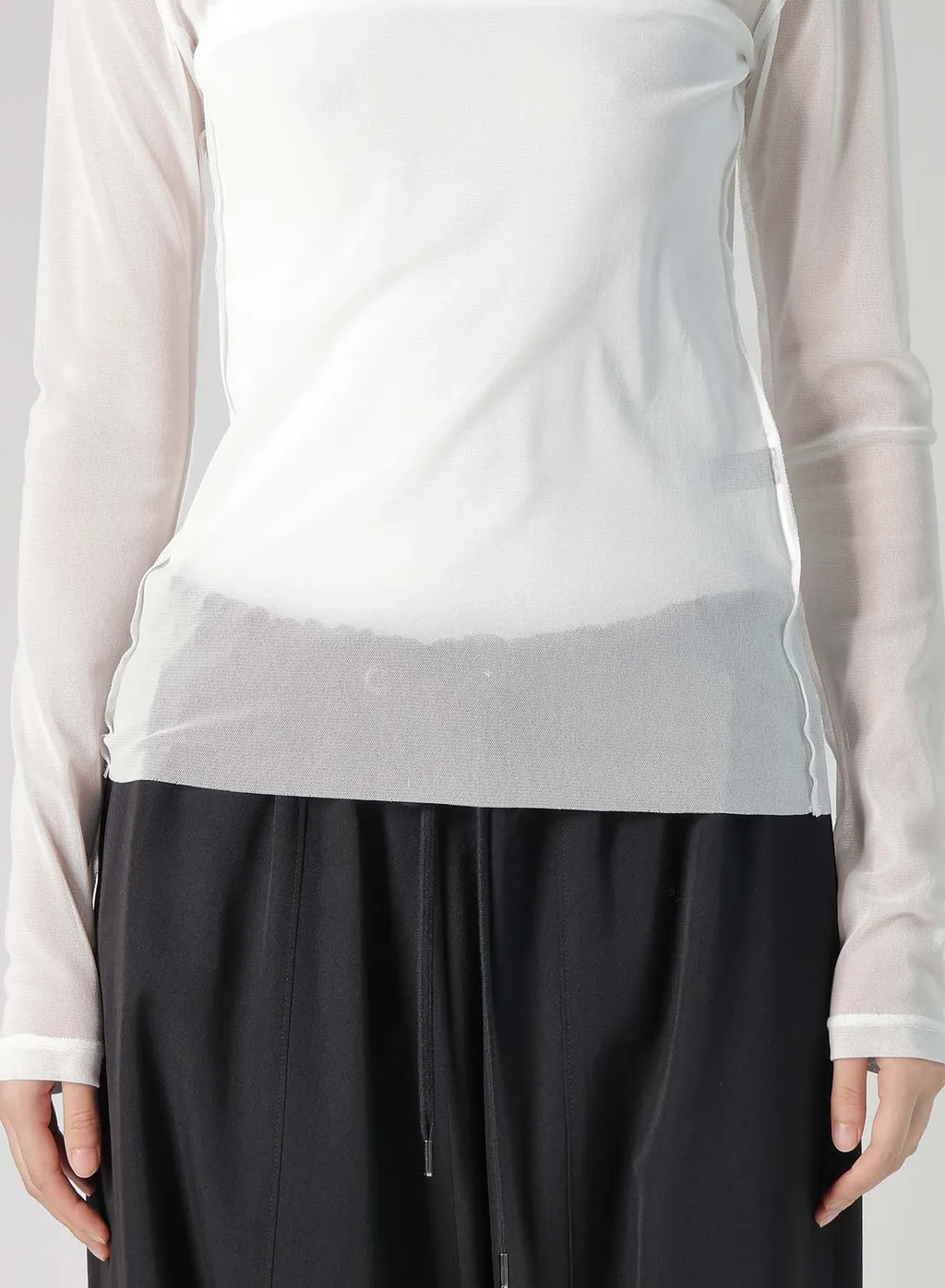 Tulle Crew Neck T