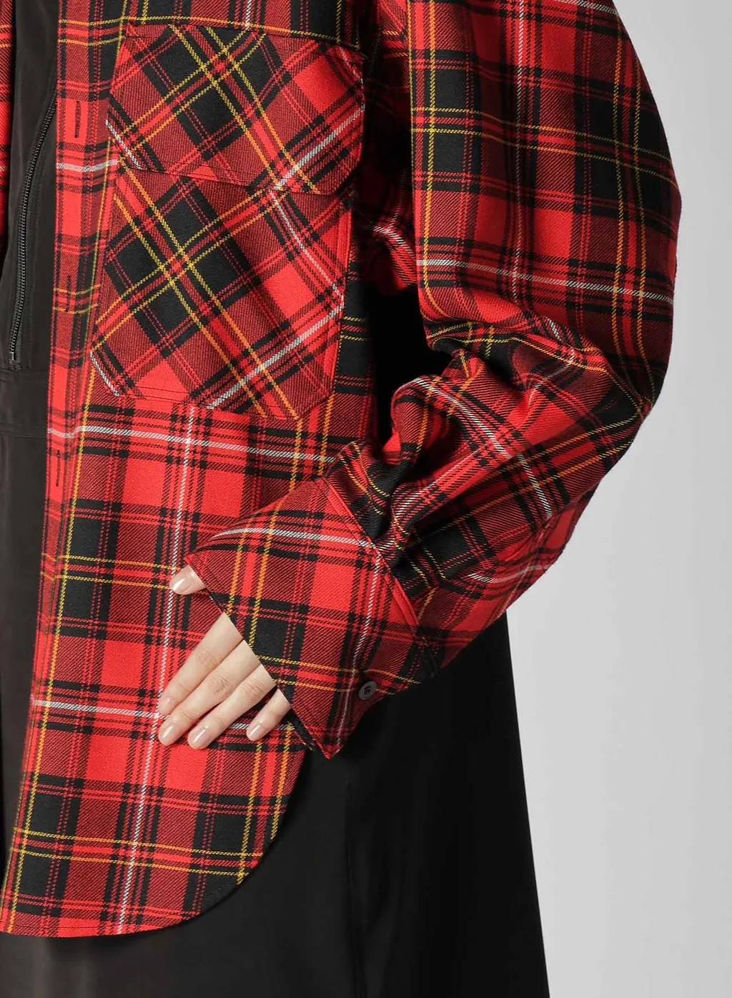 Tartan Check Double Layered Dress