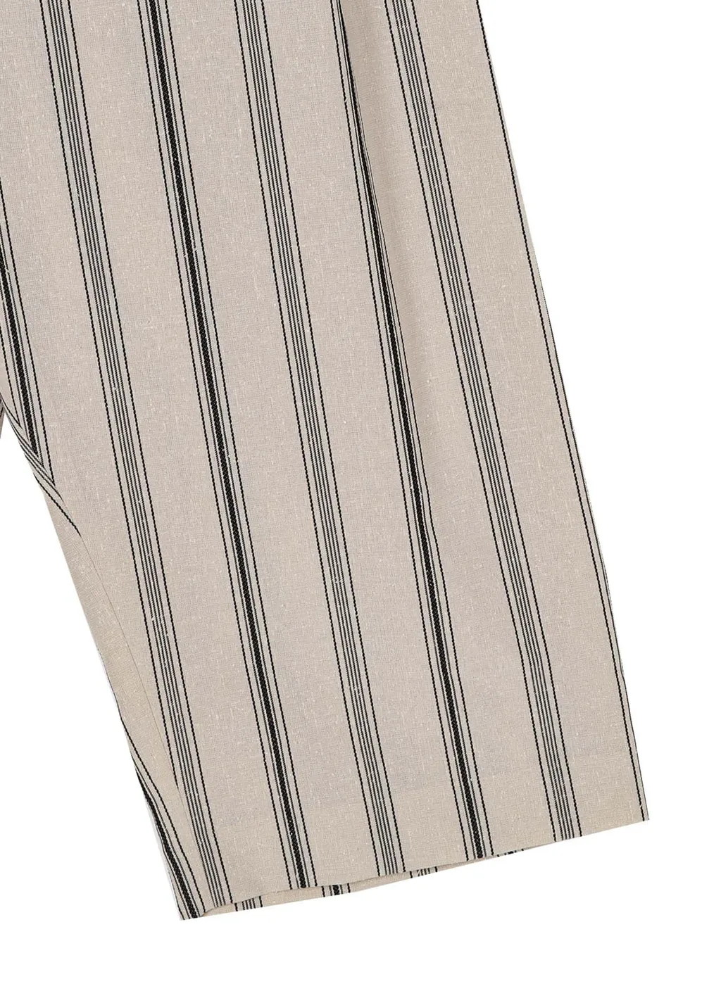 Hard Twisted Stripe Pleated Pants