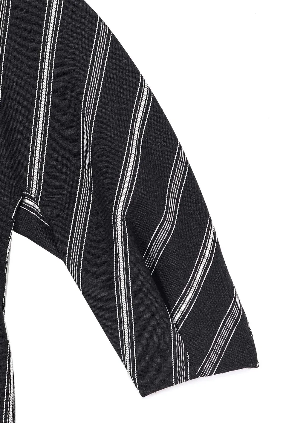 Hard Twisted Stripe Slit Dress