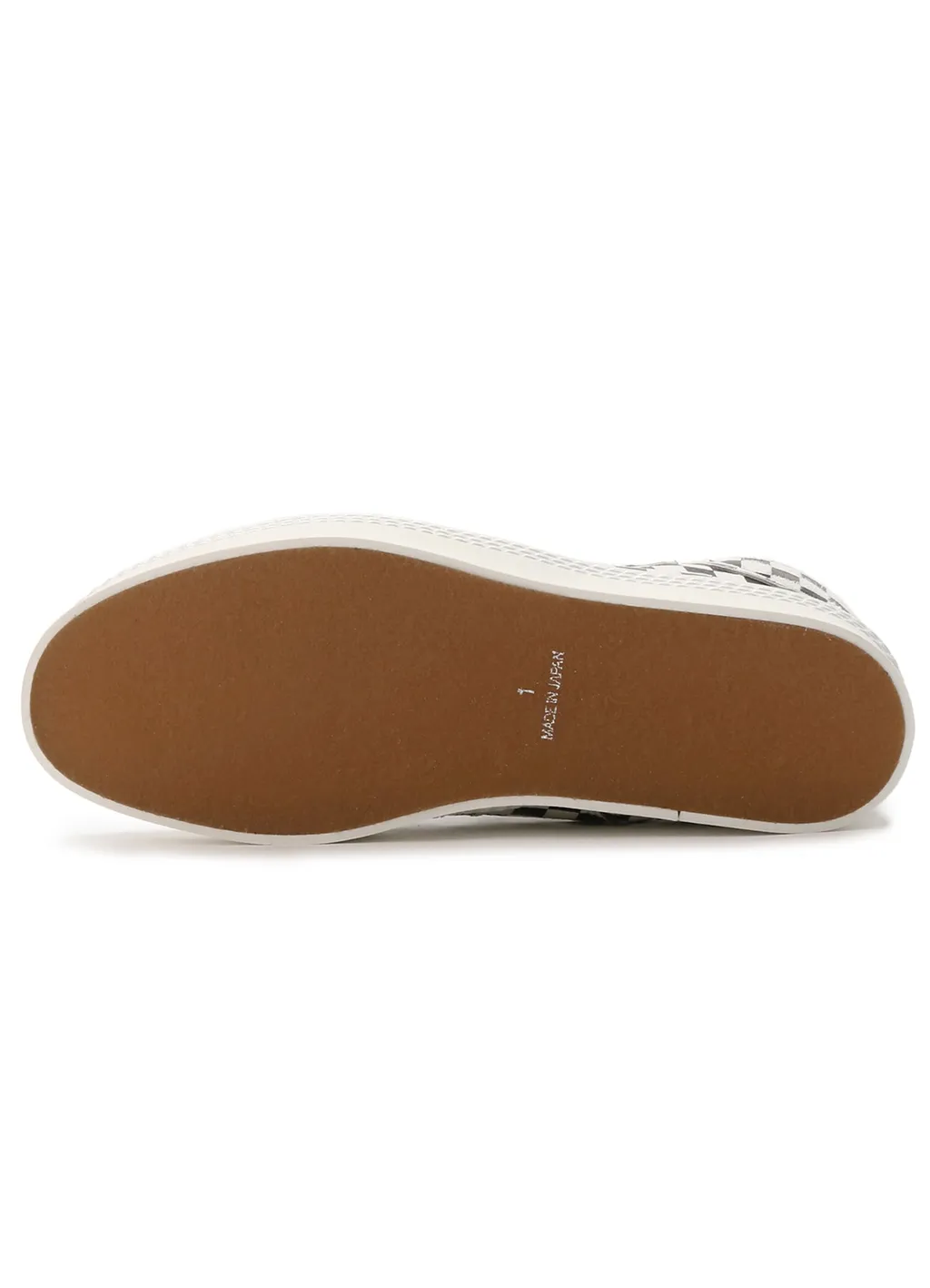 Plaid Pattern Leather Basket Shoes