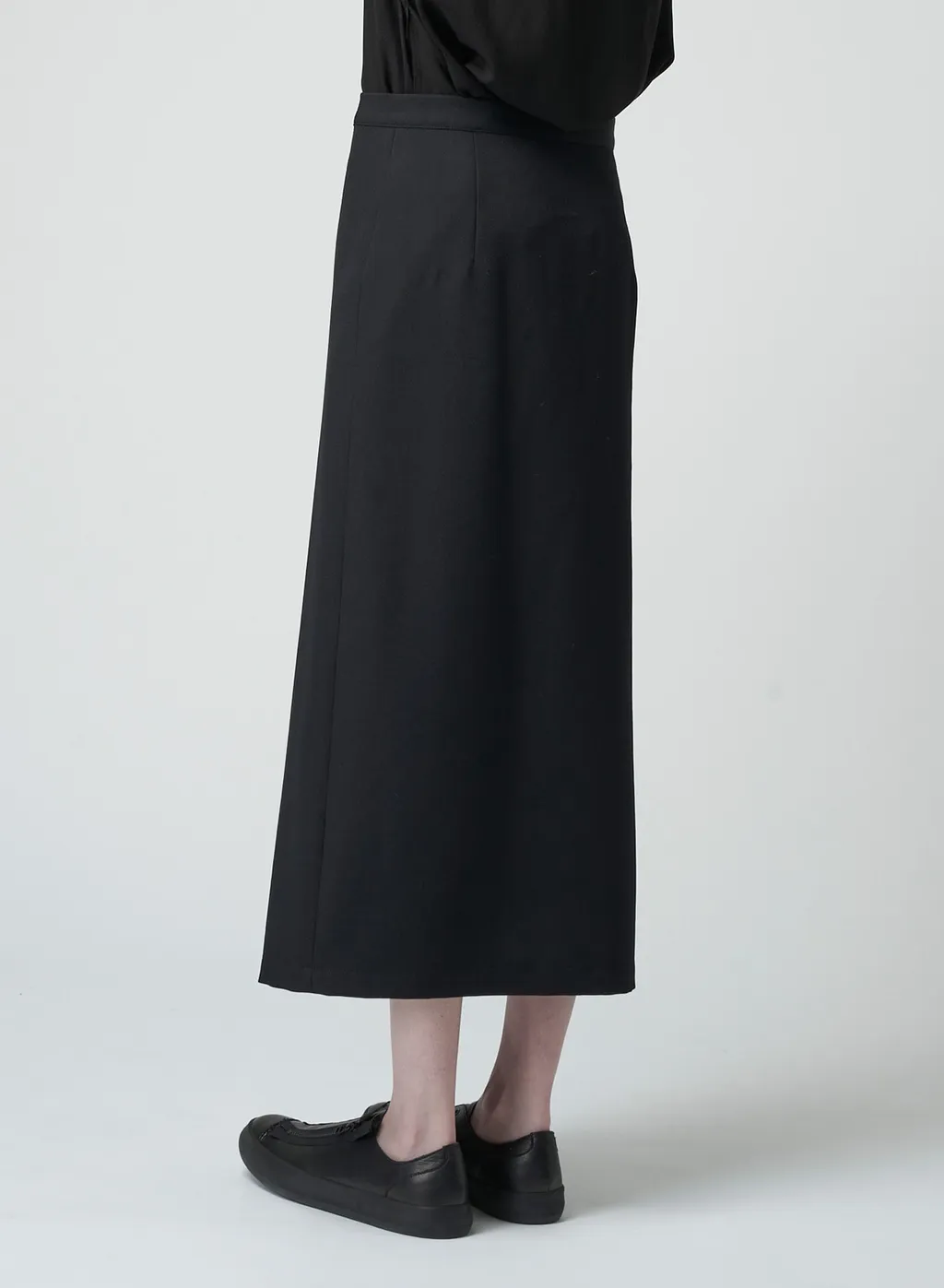 Gabardine F Pleated Skirt