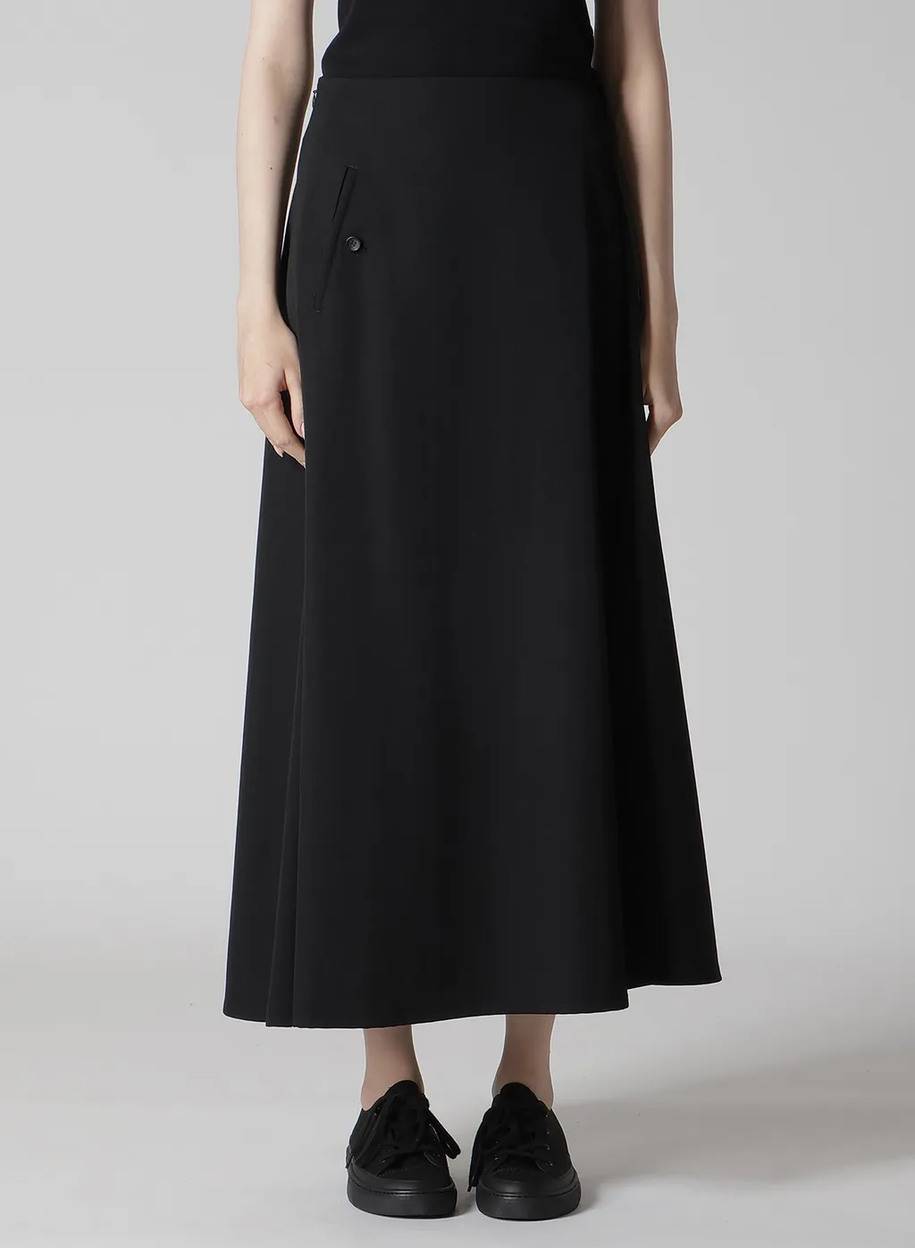 Gabardine R Pocket Skirt