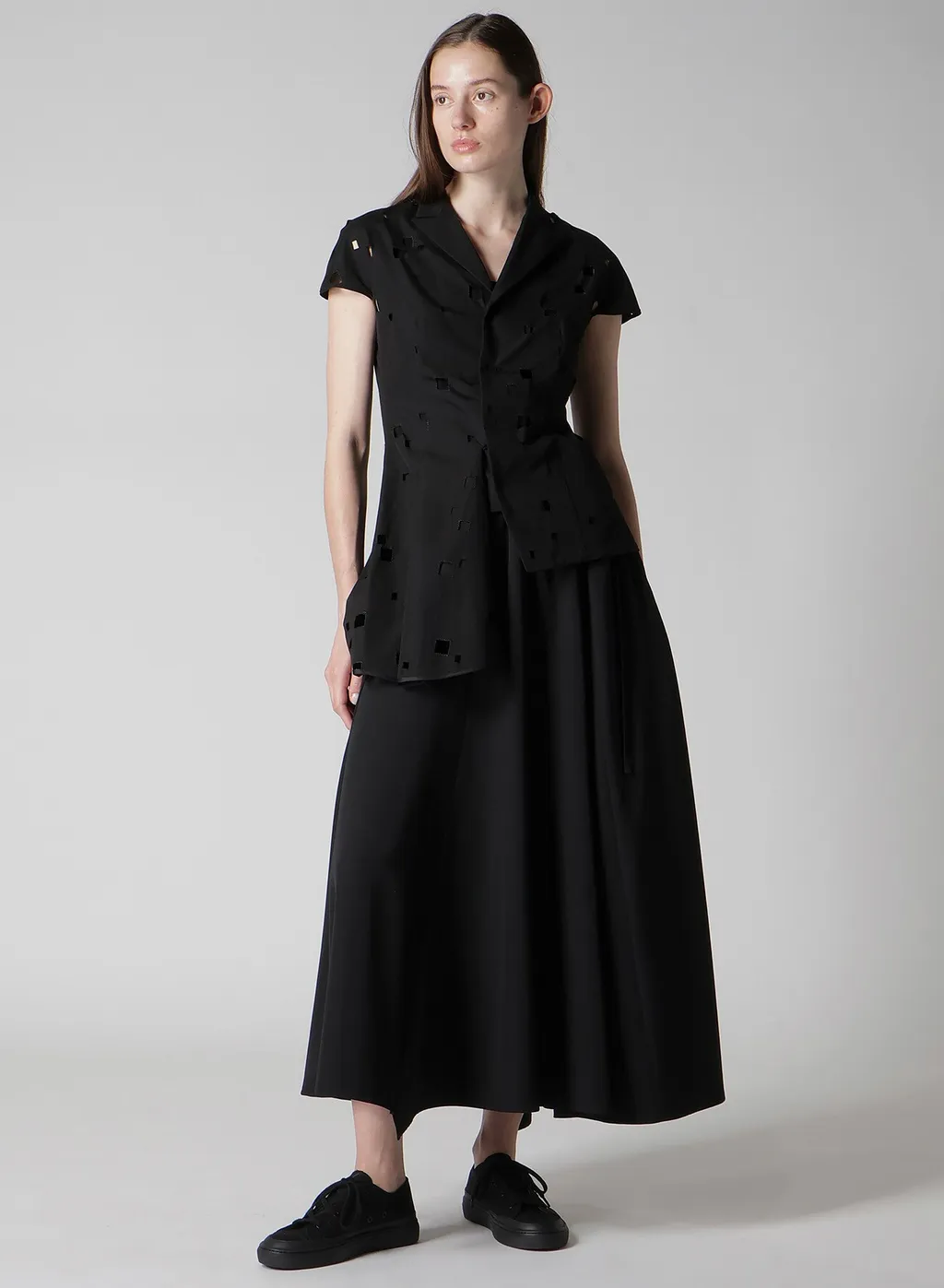 Broad Square Lace Jacket
