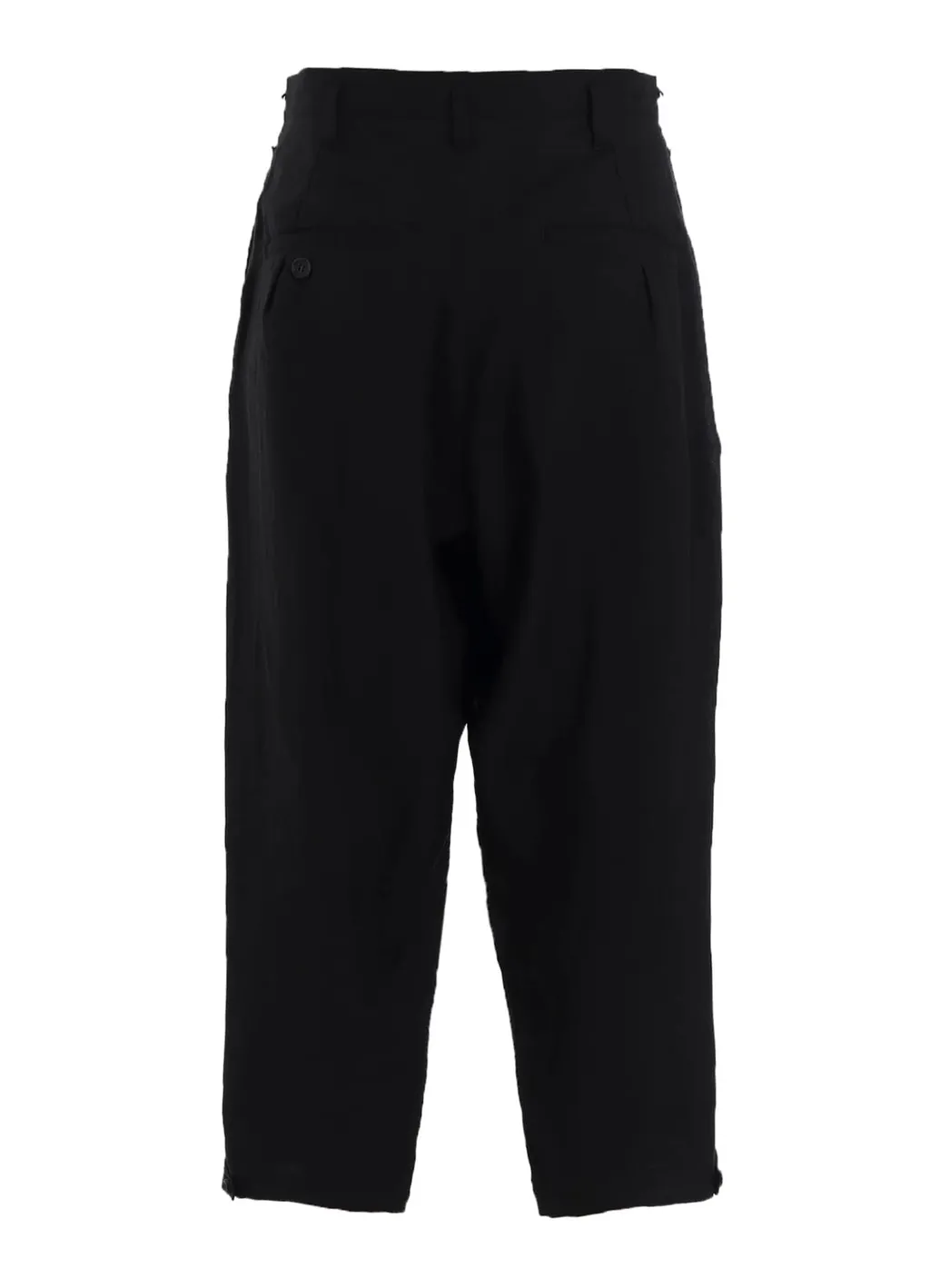 Ramie Twill Cropped Pants