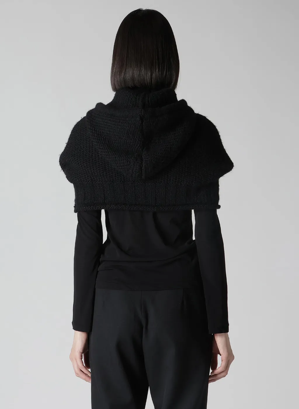 Knit Hooded Warmer