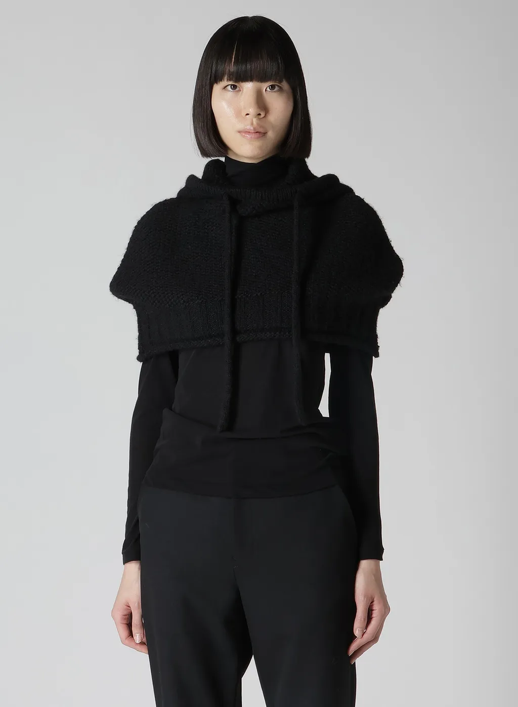 Knit Hooded Warmer