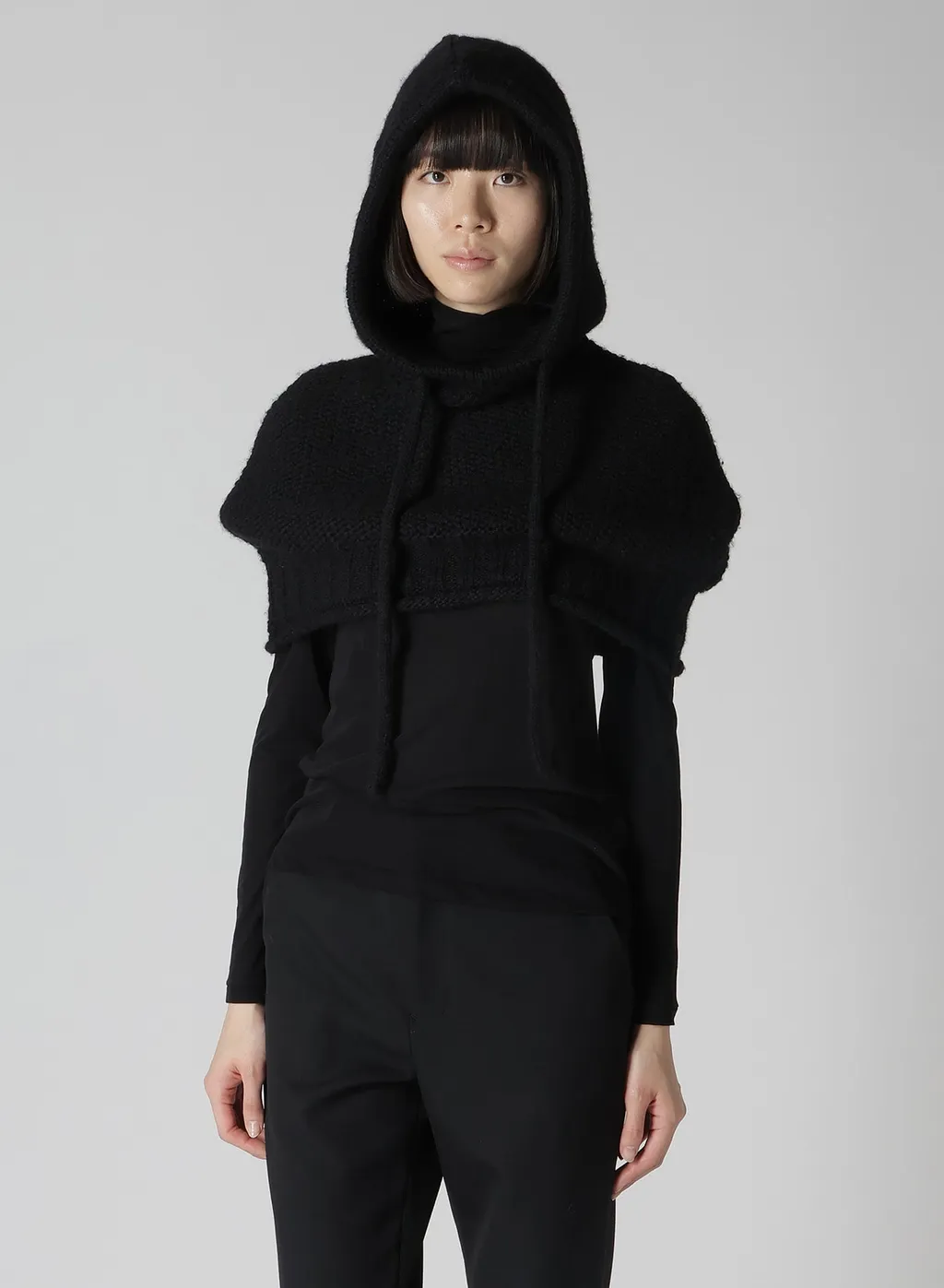 Knit Hooded Warmer