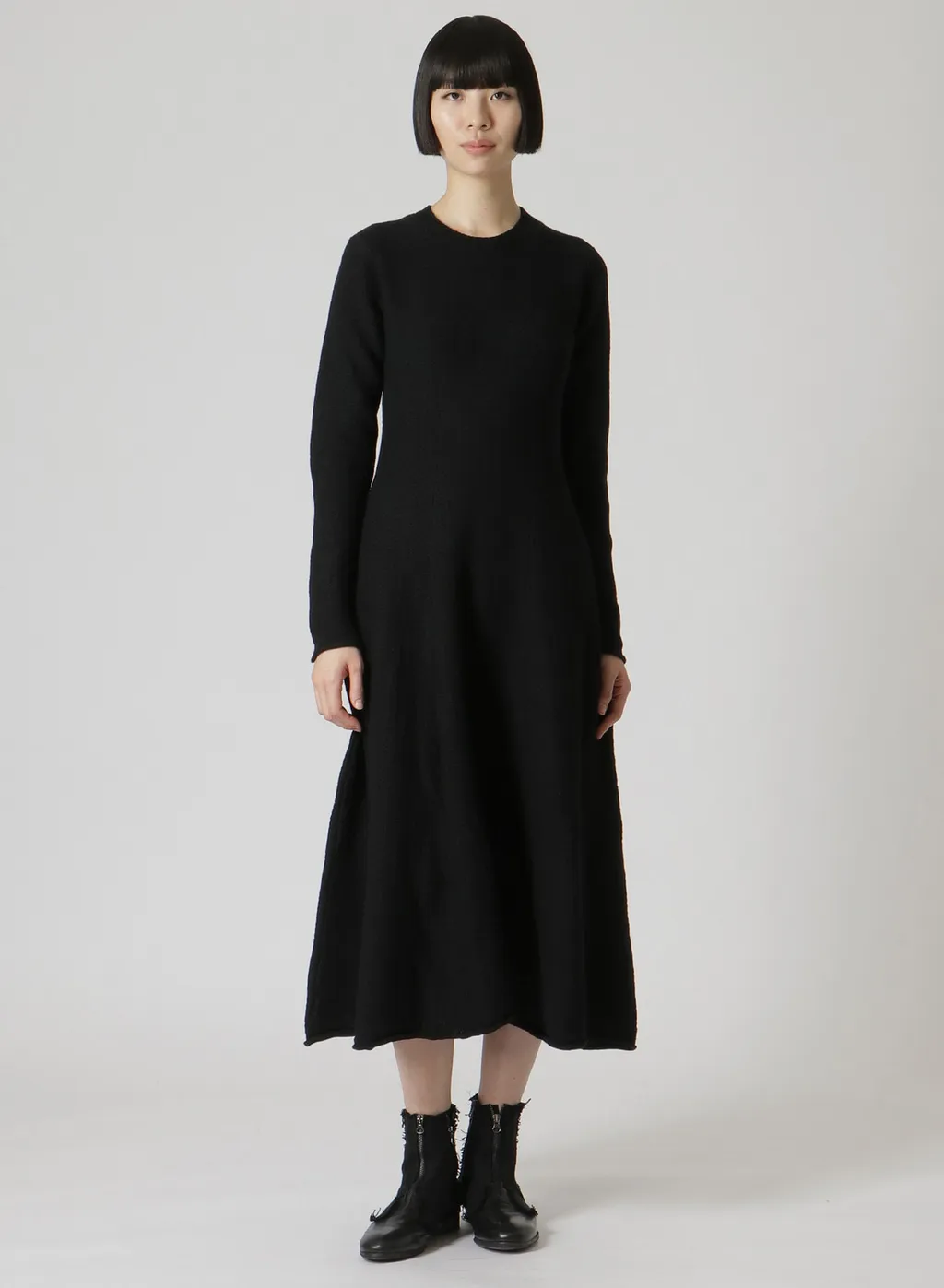 Tuck Stitch Flare Dress