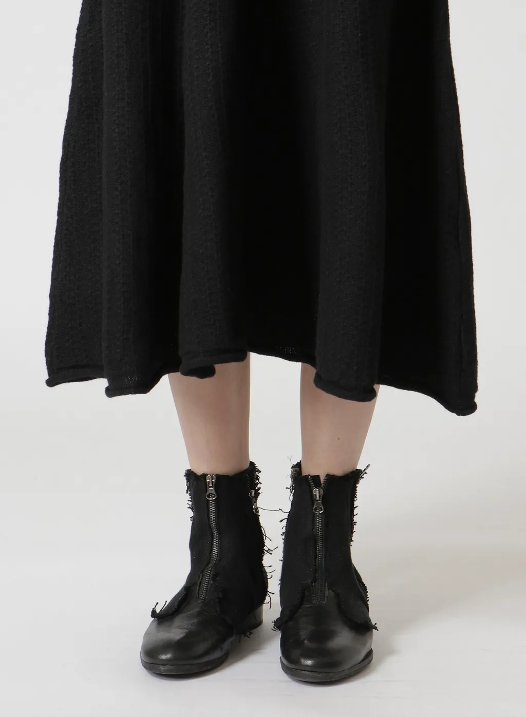 Tuck Stitch Flare Dress