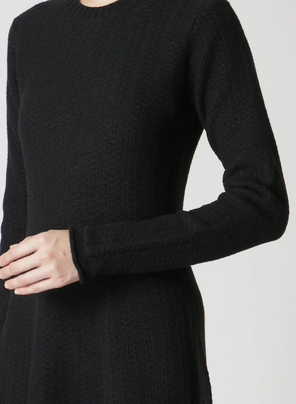 Tuck Stitch Flare Dress