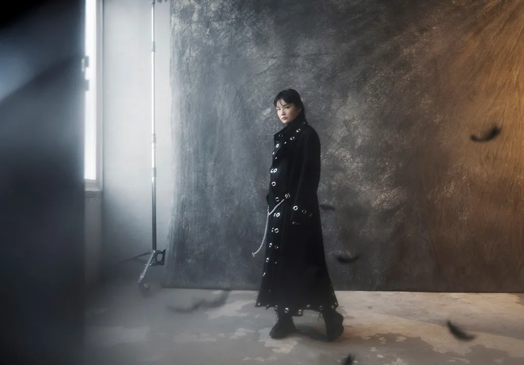 W/Melton Eyelet Coat