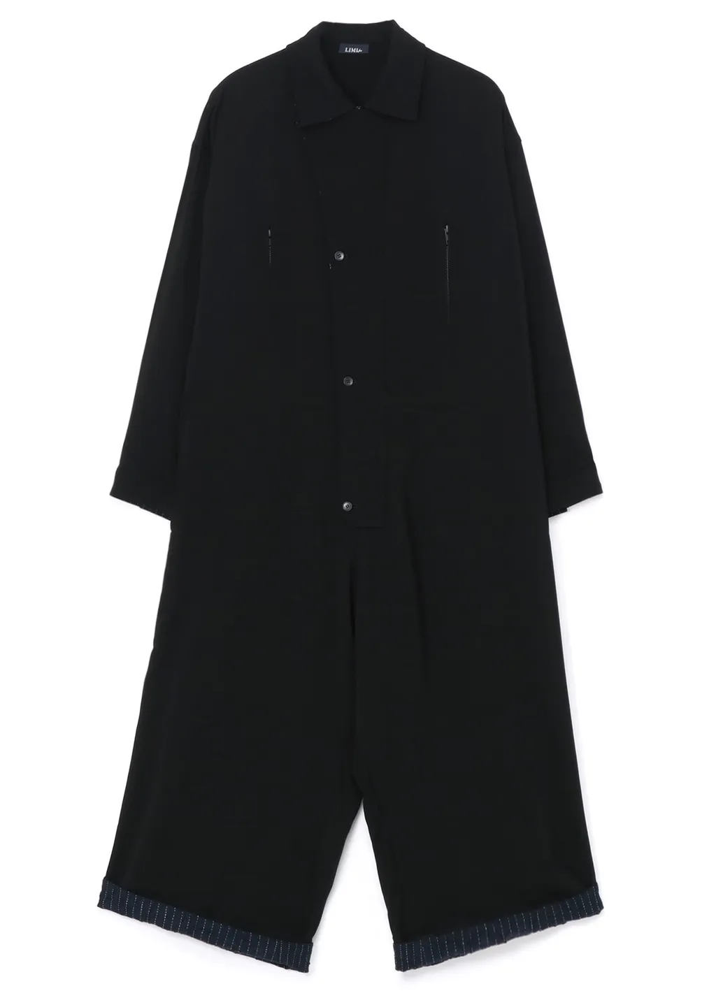 Rayon/Wool Gabardine Jumpsuit