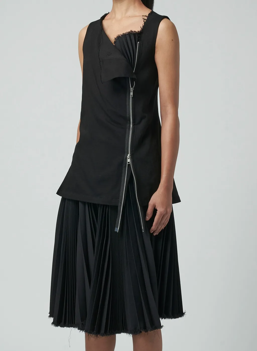 Dress With Pleated Skirt