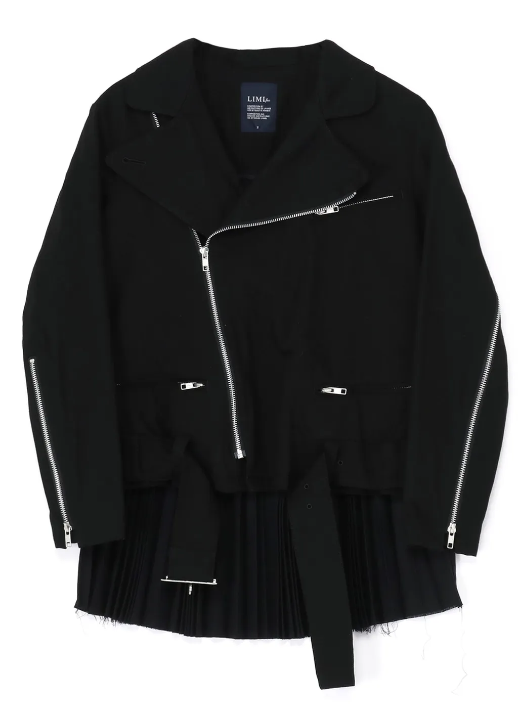 Denim + Serge Biker Jacket