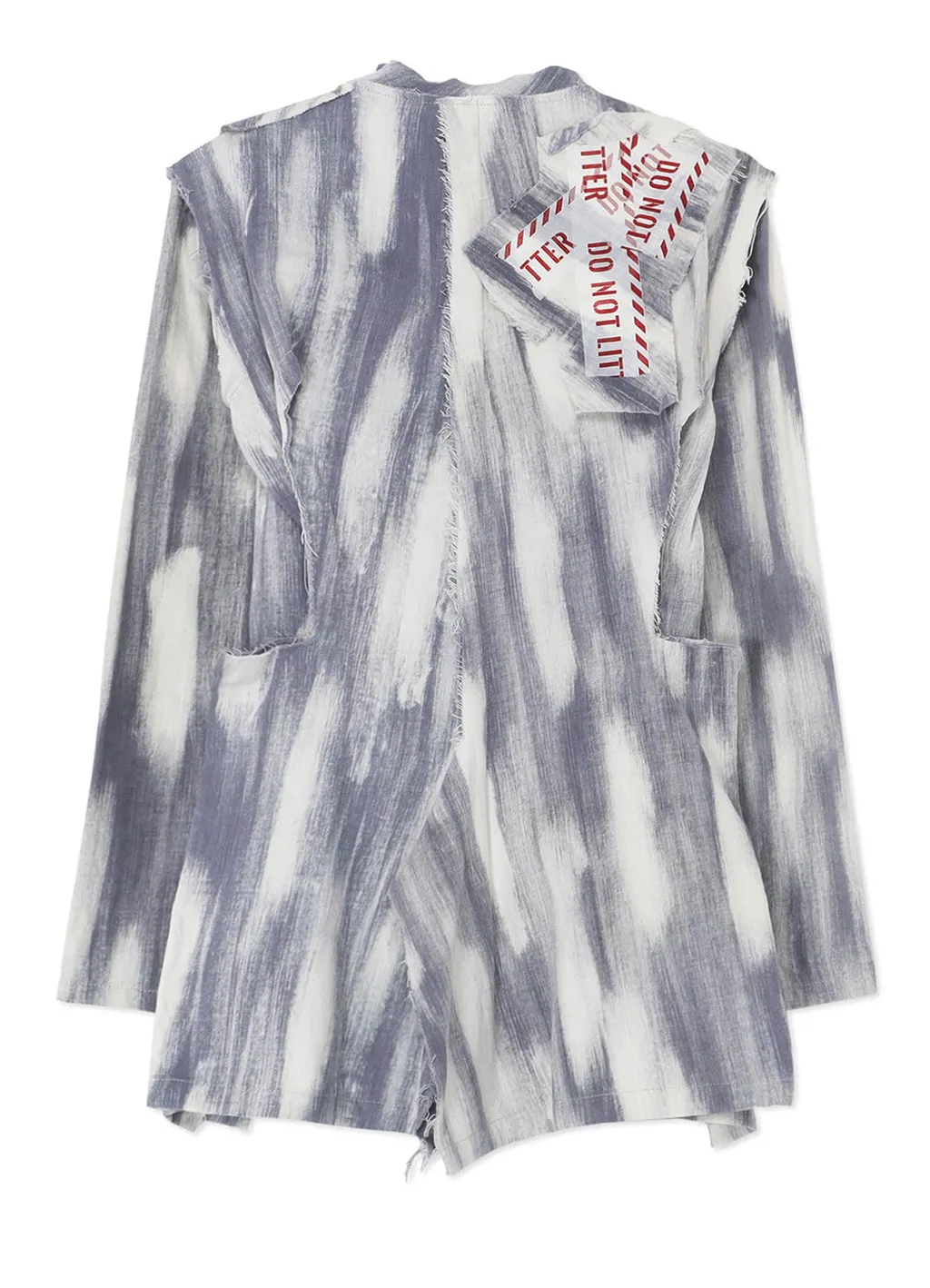 Bleached Denim Layered Jacket